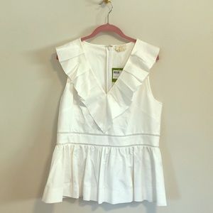 Kate Spade Peplum top